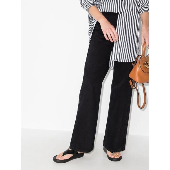 Ancient Greek Sandals Charys Leather Sandals in Black - Picture 3 of 9